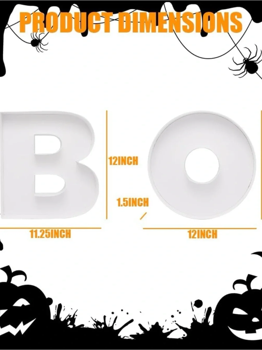 BOO Fillable Charcuterie/Candy Tray Set.